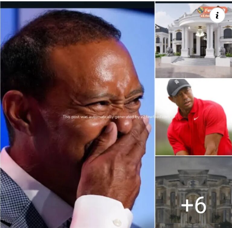 Tiger Wood Breaks Down In Tears As orphanage children show him love after he Surprise Them With 8 Mansion worth 1billion dollars