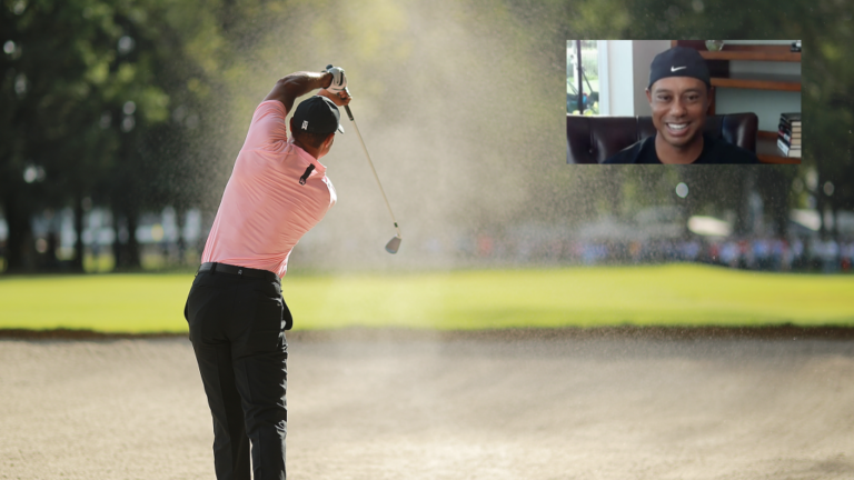 Tiger Woods rewatched some of his craziest shots—and his commentary was priceless