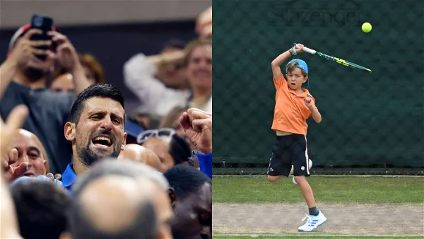 Novak Djokovic’s Tennis Loving 8-Year-Old Son Displays Exciting Gesture to Mother Jelena as Father Becomes Undisputed GOAT at the US Open