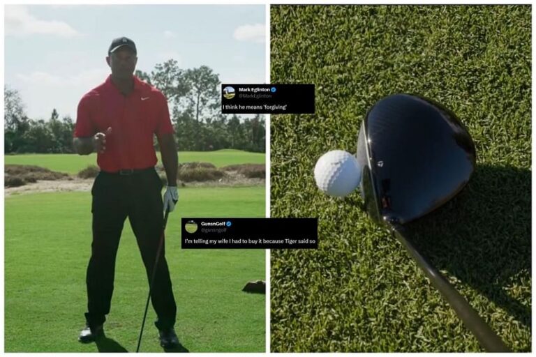 I think he means ‘forgiving’” – Fans react to Tiger Woods talking about the new TaylorMade Qi10 Driver, dubbing it ‘more forgivable’