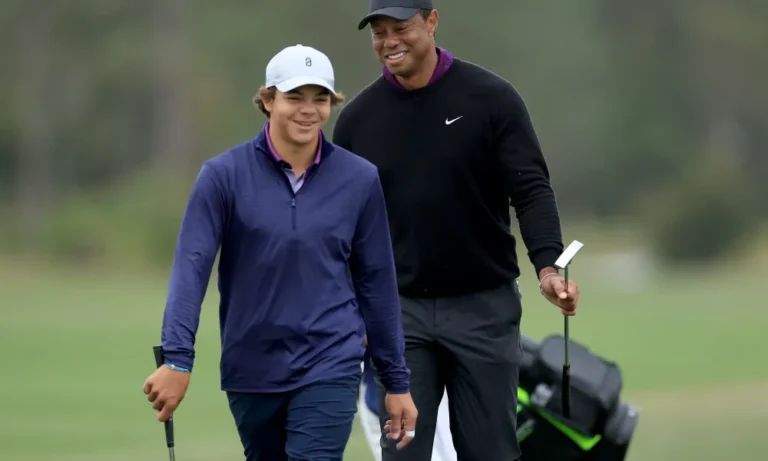 Tiger Woods on his son, Charlie: Was just like me growing up with my dad