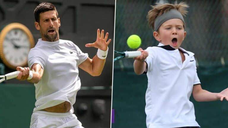Like Father, Like Son! Novak Djokovic’s Son Stefan Emulates Dad’s Shot
