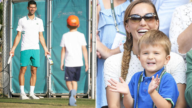 ‘Super dad’ Novak Djokovic praises the tennis skills of his son Stefan