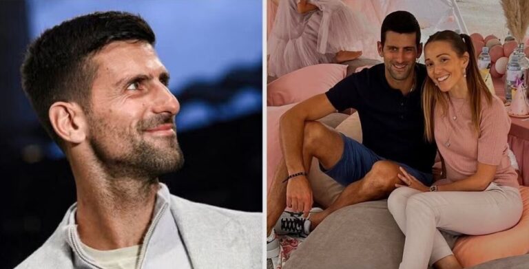 “Grateful to my wife Jelena for being the best mother while I was making history” – Novak Djokovic