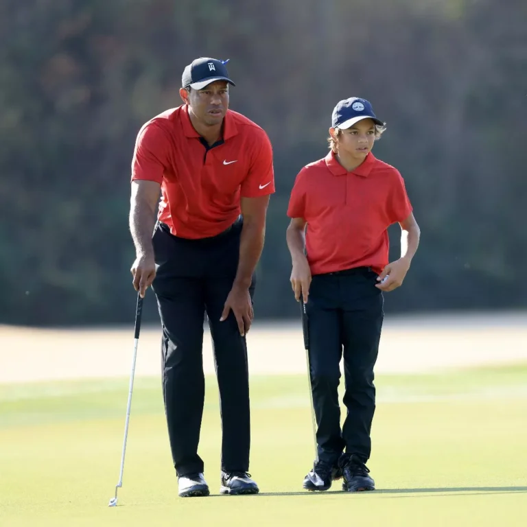 BREAKING!!!  Tiger Woods left golf fans excited by admitting that his 13-year-old son Charlie has already outdriven him.
