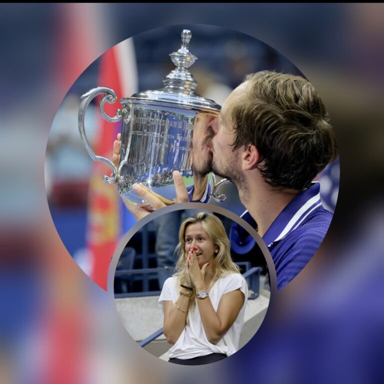 Daniil Medvedev and his wife Daria brought home a US Open title