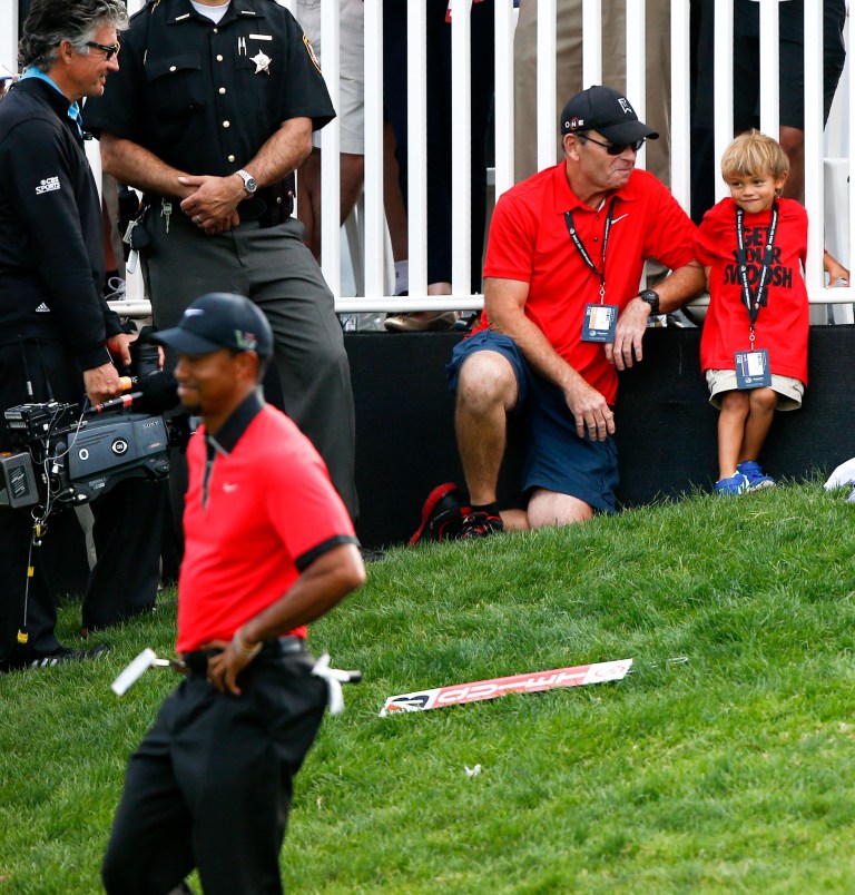 Tiger Woods’ moment with son offers rare glimpse into family life