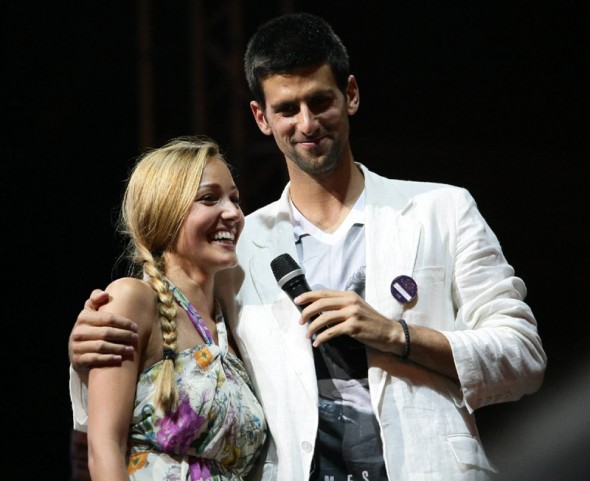 Novak and Jelena back in Belgrade after Wimbledon