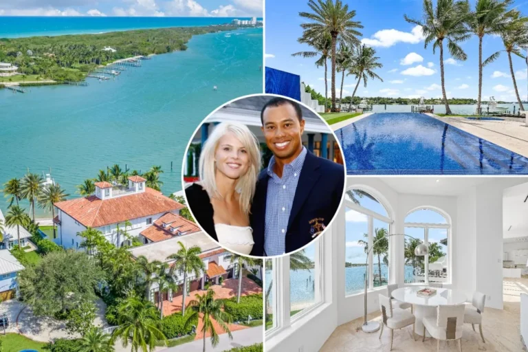 Intracoastal Waterfront Estate Linked to Golf Legend Tiger Woods and Ex-Wife Elin Nordegren Hits Market for $16.75M**