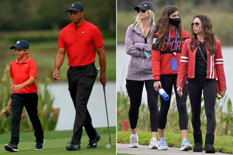 Tiger Woods sends message to ex-wife Elin Nordegren during PNC Championship