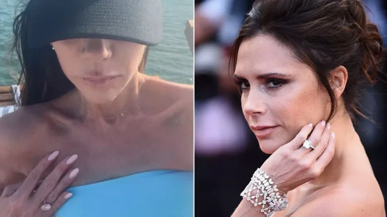 Victoria Beckham stuns in swimwear as she shares incredibly important health message
