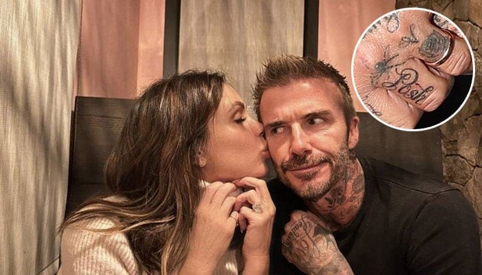 David Beckham drools over wife Victoria Beckham as she stuns in sizzling look