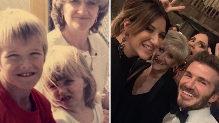 Victoria Beckham shares throwback pictures of her parents to mark their 50th wedding anniversary while husband David celebrates his dad Ted’s birthday with sweet snap