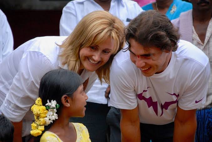 Happy 62th birthday to Rafael Nadal’s mom’s birthday..he Celebrated her in…..