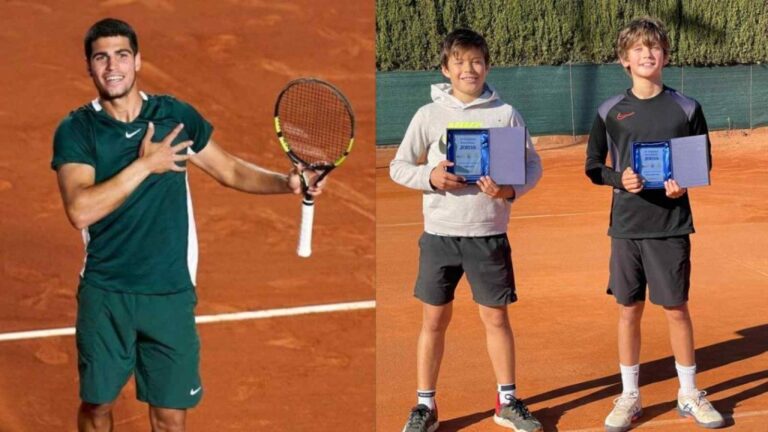 Carlos Alcaraz’s brother Jaime Alcaraz destined to follow his brother’s footsteps as he shows off his tennis skills at the mere age of 10