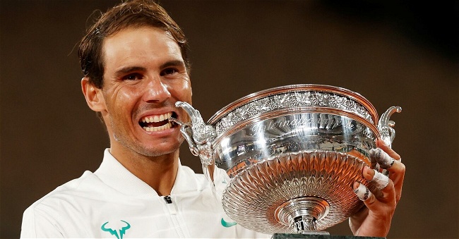 G.O.A.T, Roland-Garros, 22 majors, father: Rafael Nadal