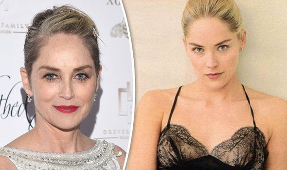 Sharon Stone bares her nipples as she rocks raunchy slip dress in throwback snap