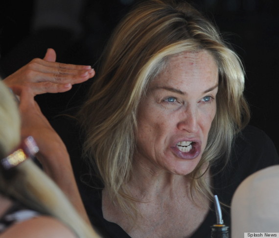 Sharon Stone poses nude at 57