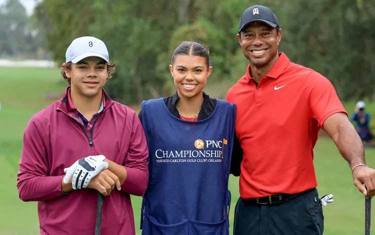 This Is Lovely: See The Beautiful Photos of Tiger Woods and His Kids, Charlie and Sam Woods That everyone is talking about