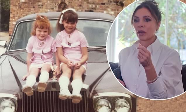 Victoria Beckham Shares Nostalgic Photo with Sister Louise on Their Father’s Rolls Royce