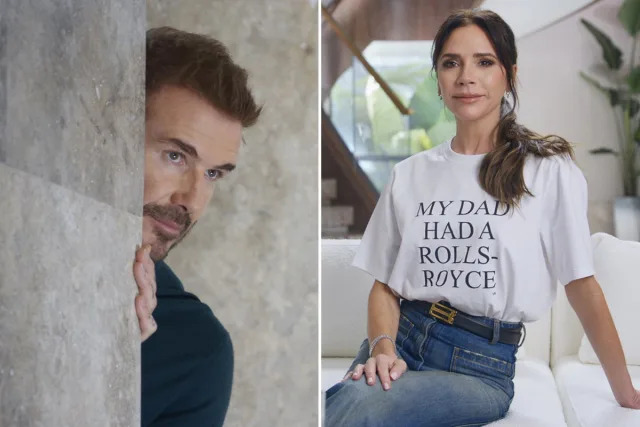 David and Victoria Beckham hilariously recreate viral moment in Super Bowl ad