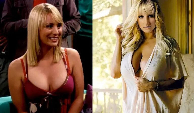 Kaley Cuoco And Melissa Rauch Grabs B00bs As Both Suffers Double N!pple Slip–see photos