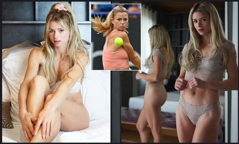 Tennis star who secretly quit the sport at 32 ‘for career as lingerie model’ officially announces…