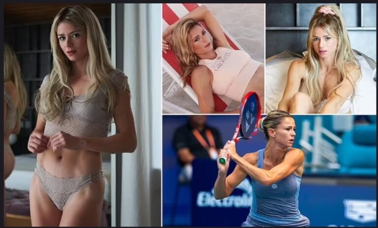 Tennis star who secretly quit the sport at 32 ‘for career as lingerie model’ has ‘FLED Italy for…