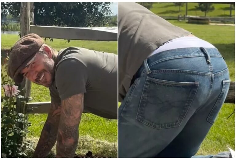 Victoria Beckham Shares Videos of Husband David’s ‘Impressive’ Gardening Skills: ‘You Look Good!’
