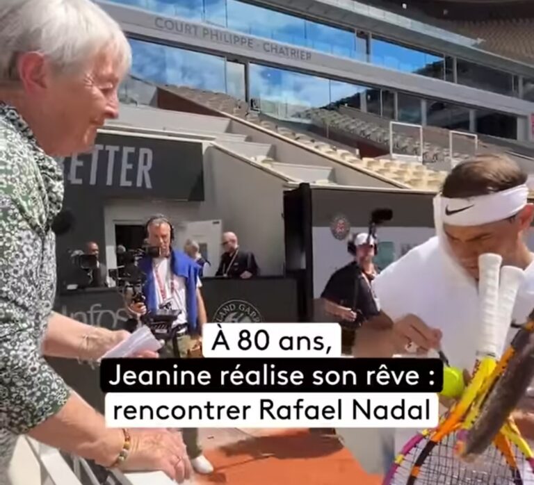 Memories Never Forgotten!!! 3 True Fans Of Rafael Nadal That Have Made Their Dreams Come True – One Is 80-year-old lady Jeanine 😍🥰