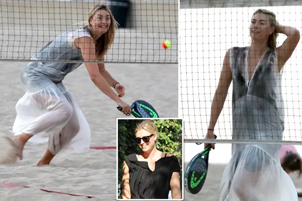 Maria Sharapova shows off her style as tennis fans ask ‘why she’s so beautiful’